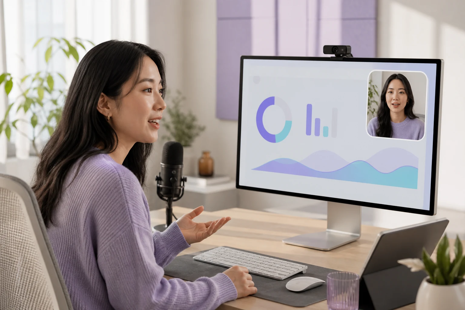 PiP Studio 摄像头画中画讲解场景